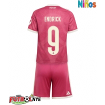 Camiseta Real Madrid Endrick #9 Tercera Equipación para niños 2026-27 manga corta (+ pantalones cortos)